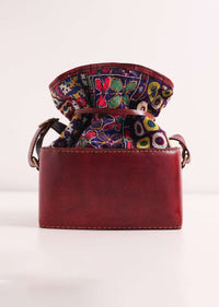 Multicolor Handcrafted Potli Bag With Unique Kutchi Embroidery