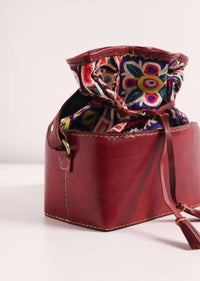 Multicolor Handcrafted Potli Bag With Unique Kutchi Embroidery