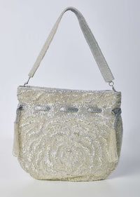 Multicolor Zari Embroidered Clutch