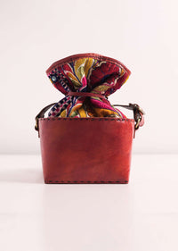 Multicolored Handmade Kutchi Embroidered Potli Bag