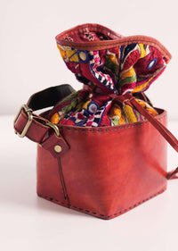 Multicolored Handmade Kutchi Embroidered Potli Bag