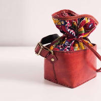 Multicolored Handmade Kutchi Embroidered Potli Bag