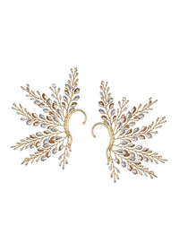 Multicolour Handcrafted Earcuff In Mix Metal