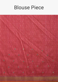 Multicolored Patola Print Silk Saree