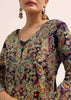 Navy Blue Embroidered Lehenga Set With Jacket