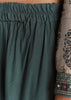 Off White Blue Printed Muslin Anarkali With Dupatta