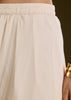 Off White Chinon Cape Suit With Zardosi And Moti Embroidery
