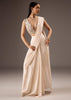 Off White Silk Saree With Embroidered Blouse