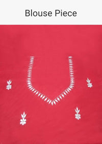 Off White Banarasi Saree In Silk Blend With Woven Floral Jaal Online - Kalki Fashion