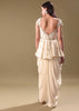Off White Dhoti With Embroidered Top