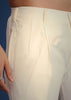 Off White Embroidered Kurta Set With Bandhani Dupatta
