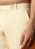 Off White Embroidered Silk Jodhpuri Suit For Men