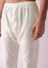 Off White Thread Embroidered Sherwani Set In Georgette
