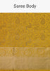 Daffodil Yellow Woven Kanjivaram Saree In Pure Silk With An Unstitched Blouse