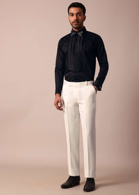 Opulent White Stylish Tuxedo For Men