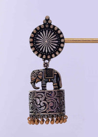 Oxidized temple Jewellery in temple motif only on Kalki