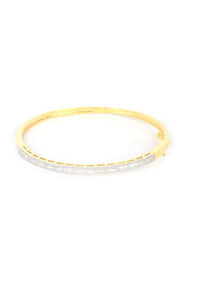 Gold Plated Bracelet With Inset Crystals Online - Kalki Fashion