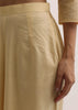 Pale Yellow Palazzo Set With Patchwork Kurta Stitched Dress Material