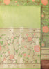Parrot Green Paithani Silk Dress Material