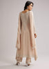 Soft Peach Beaded Kurti Pant Set With Dupatta