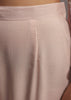 Peach Organza Kurta Set With Thread And Moti Work