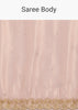 Peach Organza Tissue Saree With Beaded Scallop