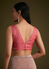 Peach Triple Shaded Tissue Saree