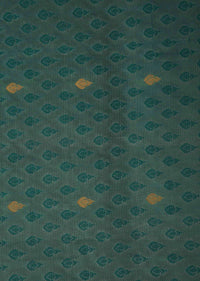 Peocock saree in silk beautified in weaved embroidery only on Kalki