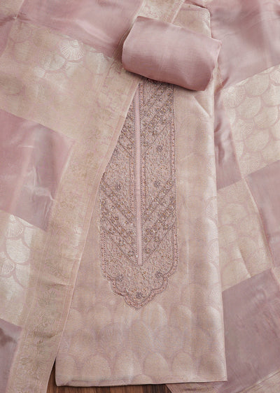 Pink Brocade Suit
