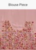 Pink Georgette Saree With All Over Kashmiri Bud Work