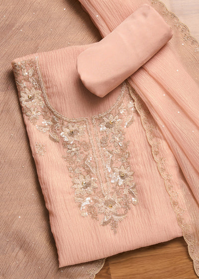 Pink Organza Suit