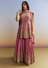 Pink Printed Palazzo Set