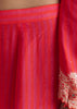 Pink Printed Palazzo Set With Mirror Work