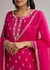 Pink Sequin Embroidered Palazzo Set With Dupatta
