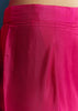 Pink Silk Kurta Set With Leheriya Print And Embroidery