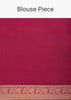 Pink Woven Saree In Silk With Bandhani Motifs And Unstitched Blouse Piece