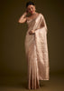 Powder Peach Kanjivaram Silk Saree