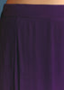 Purple Chinon Embroidered Cape Suit