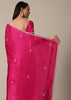 Radiant Pink Saree With Stone Embellishments All Over