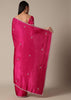 Radiant Pink Saree With Stone Embellishments All Over