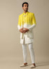 Radiant Yellow Indowestern Set For Men