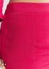 Pink Chinon Asymmetrical Kurta Sharara Suit With Embroidery