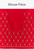 Red Crushed Tissue Embroidered Saree With Cutdana And Sequin Work