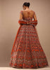 Red Lehenga With a Crop Top Embroidered With Royal Heritage