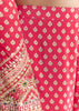 Red Printed Sharara Set