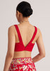 Red Georgette Parsi Gara Saree With Multicolor Thread Embroidery