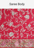 Red Georgette Saree with Parsi Gara Work