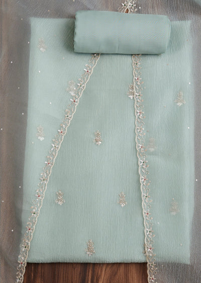 Refined Blue Tissue Suit Set