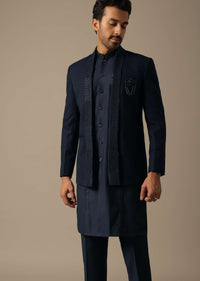 Regal Blue Jodhpuri Sherwani Set