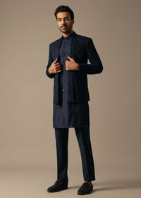 Regal Blue Jodhpuri Sherwani Set